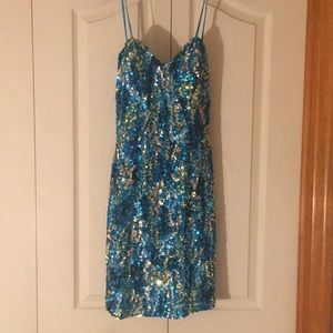 Multi-colored party dress!